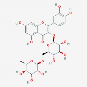芦丁  芸香苷 槲皮素-3-O-芸香糖苷  Rutin 153-18-4