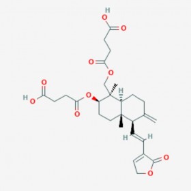 脱水穿心莲内酯琥珀酸半酯 Dehydroandrographolide succinate 炎琥宁 786593-06-4