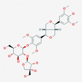 丁香树脂酚-4-O-Β-D-呋喃芹糖基-(1→2)-Β-D-吡喃