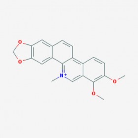 白屈菜红碱 Chelerythrine  34316-15-9 C21H18NO4+