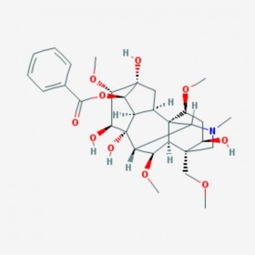 苯甲酰新乌头原碱 Benzoylmesaconine 63238-67-5 C31H43NO 10