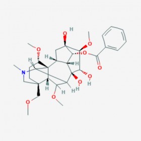 苯甲酰次乌头原碱 Benzoylhypaconine 63238-66-4 C31H43NO9