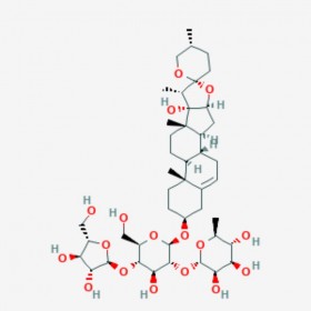 重楼皂苷H  PolyphyllinH 81917-50-2 C44H70O17