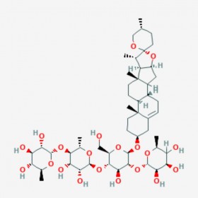 重楼皂苷B Polyphyllin B (ForMosanin C) 76296-72-5 C51H82O20