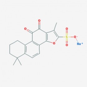 丹参酮IIA磺酸钠 Tanshinone IIA-sulfonic sodium 69659-80-9 C19H17O6S.Na