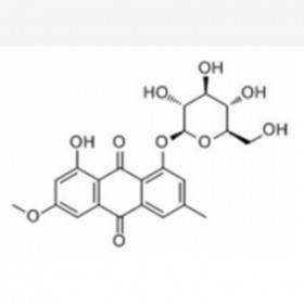 大黄素甲醚-1-O-β-D-葡萄糖苷 Physcion 1-O-β-D-glucoside 26296-54-8 C22H22O10