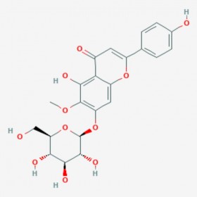 高车前苷 Homoplantaginin 17680-84-1 C22H22O11