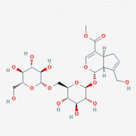 京尼平龙胆双糖苷 Genipin 1-O-beta-D-gentiobioside 29307-60-6 C23H34O15