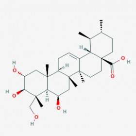 羟基积雪草酸 Madecassic acid 18449-41-7 C30H48O6