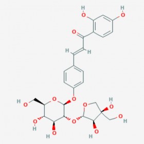 芹糖异甘草苷 Isoliquiritin apioside 120926-46-7 C26H30O13