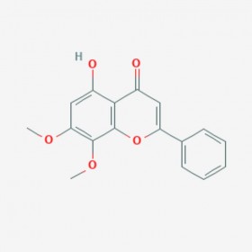 荠苎黄酮 5-Hydroxy-6,7-dimethoxylflavone 740-33-0 C17H14O5