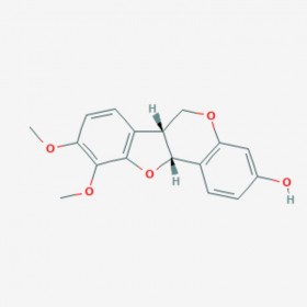 3-羟基-9,10-二甲氧基紫檀烷  3-Hydroxy-9,10-dimethoxyptercarpan  73340-41-7 C17H16O5