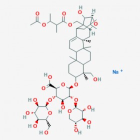 七叶皂苷钠 Sodium Aescinate 20977-05-3 C55H85NaO24