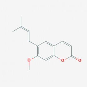 软木花椒素 Suberosin 581-31-7 C15H16O3