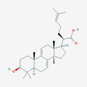 松苓新酸 Dehydrotrametenolic acid 29220-16-4 C30H46O3