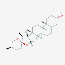 薯蓣皂苷元 Diosgenin  512-04-9 C27H42O3