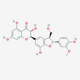 水飞蓟亭  Silicristin 33889-69-9 C25H22O10