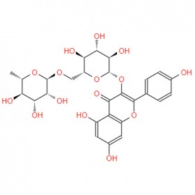 山柰酚-3-O-芸香糖苷 Kaempferol-3-O-rutinoside  17650-84-9 C27H30O15