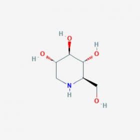 1-脱氧野尻霉素 1-Deoxynojirimycin 19130-96-2 C6H13NO4