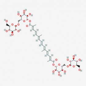 西红花苷I CrocinⅠ 42553-65-1 C44H64O24