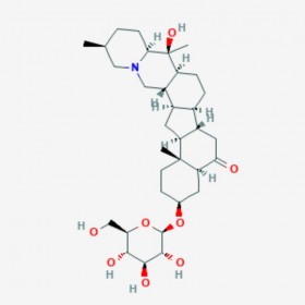 西贝母碱苷 Sipeimine-3β-D-glucoside  32685-93-1 C33H53NO8