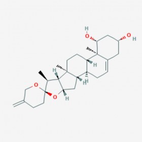 新鲁斯可皂苷元 Neoruscogenin 17676-33-4 C27H40O4