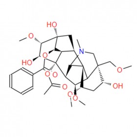 新乌头碱 Mesaconitine 2752-64-9 C33H45NO 11