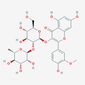 异鼠李素-3-O-新橙皮苷 Isorhamnetin-3-O-nehesperidine 55033-90-4 C28H32O16