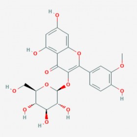 异鼠李素-3-O-葡萄糖苷 Isorhamnetin-3-O-glucoside 5041-82-7 C22H22O12