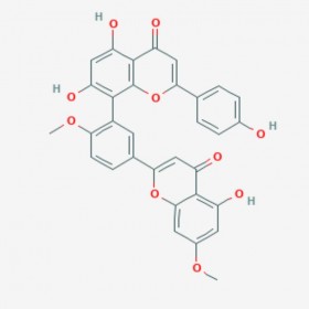 银杏双黄酮 Ginkgetin 481-46-9 C32H22O10