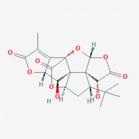 银杏内酯K Ginkgolide K 153355-70-5 C20H22O9