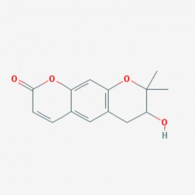 紫花前胡醇  (±)-Prantschi mgin 5993-18-0 C14H14O4