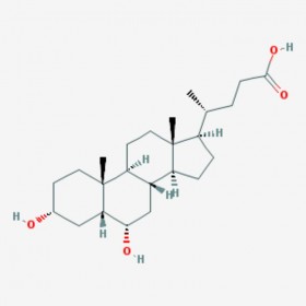 猪脱氧胆酸 Hyodeoxycholic acid  83-49-8 C24H40O4