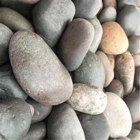 彩色鹅卵石 5-8公分 天然鹅卵石滤料 五彩色鹅卵石子 环境美化用鹅卵石