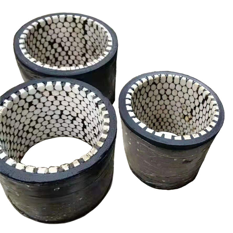 陶瓷胶管 耐高温夹线胶管 法兰式大口径橡胶软管 防腐耐用 支持定制