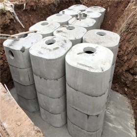 预制储水设备 水泥预制模块式化粪池 组合式方形混凝土化粪池