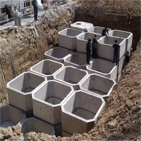 四川南充供应预制组合式化粪池厂家   钢筋水泥化粪池 混凝土定制成品