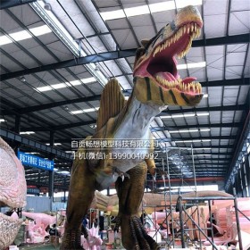 自贡靠谱的仿真恐龙制作工厂 电动仿真模型制造商-8米长棘背龙