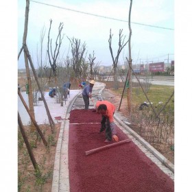 辽宁丹东市彩色透水混凝土生产厂家  彩色透水混凝土材料生产厂家  压花地坪材料生产厂家 透水混凝土粘接剂