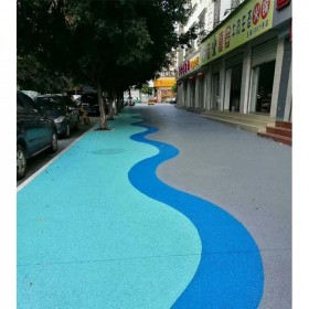 昆明昭通市彩色透水混凝土生产厂家 【豪轩地坪材料厂家】 透水路面施工价格 压花地坪材料生产厂家 透水混凝土粘接剂  生态透水砼 【工地0元指导施工】 免费设计施工方案 免费做造价预算