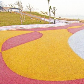 泸州市 彩色透水混凝土   透水混凝土厂家  透水混凝土路面  透水混凝土粘接剂  生态透水砼