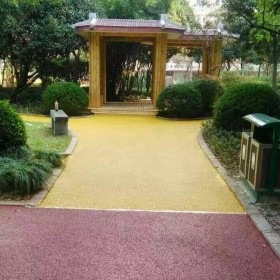 成都市透水混凝土  彩色透水混凝土材料粘接剂  彩色混凝土路面   生态透水混凝土源头材料厂家 【豪轩建筑】 生态透水砼   透水混凝土材料厂家批发  免费提供技术指导