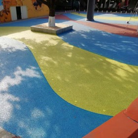 四川自贡市彩色透水混凝土  透水混凝土材料生产厂家  彩色透水混凝土路面  压花地坪材料生产厂家 透水混凝土粘接剂  生态透水砼 【工地0元指导施工】 免费设计施工方案 免费做造价预算