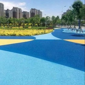 重庆市万州区透水混凝土  彩色透水混凝土  海绵城市 压模混凝土 彩色透水混凝土如何施工 装饰混凝土 量大从优 免费送货到工地
