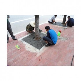 重庆市江北区  彩色透水混凝土厂家  透水混凝土材料生产厂家  压花地坪材料生产厂家 透水混凝土粘接剂  量大送货到工地