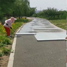 重庆市合川区透水混凝土生产厂家  彩色透水混凝土材料生产厂家  压花地坪材料生产厂家 透水混凝土粘接剂水性彩色路面 水性彩色防滑路面 彩色透水混凝土 透水彩色沥青