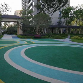 重庆市北碚区 生态透水混凝土 透水混凝土粘接剂  生态透水砼 【工地0元指导施工】 免费做造价预算