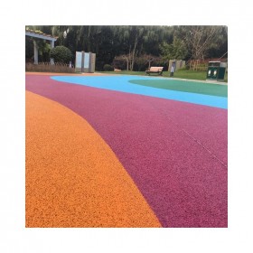 简阳市 彩色透水混凝土 彩色艺术压花地坪