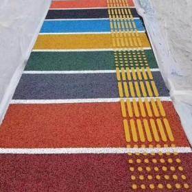 保山市 透水混凝土 彩色透水砼 无沙透水混凝土厂家 彩色沥青路面改色  透水砼粘接剂  透水地坪报价【专业施工】
