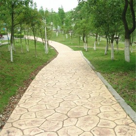 随州市 彩色混凝土压花路面 压花地坪 公路材料建材压花地坪